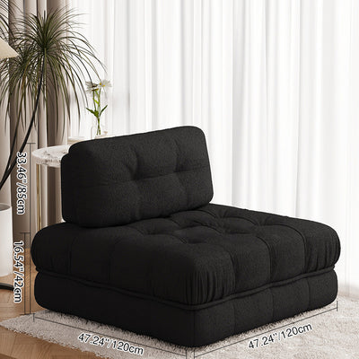 Modern Minimalist Square Rectangular Solid Wood Pebble Velvet Fine Linen Suede Velvet Oil Wax Leather Removable Sofa Backrest Footrest For Living Room