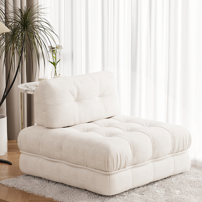 Modern Minimalist Square Rectangular Solid Wood Pebble Velvet Fine Linen Suede Velvet Oil Wax Leather Removable Sofa Backrest Footrest For Living Room