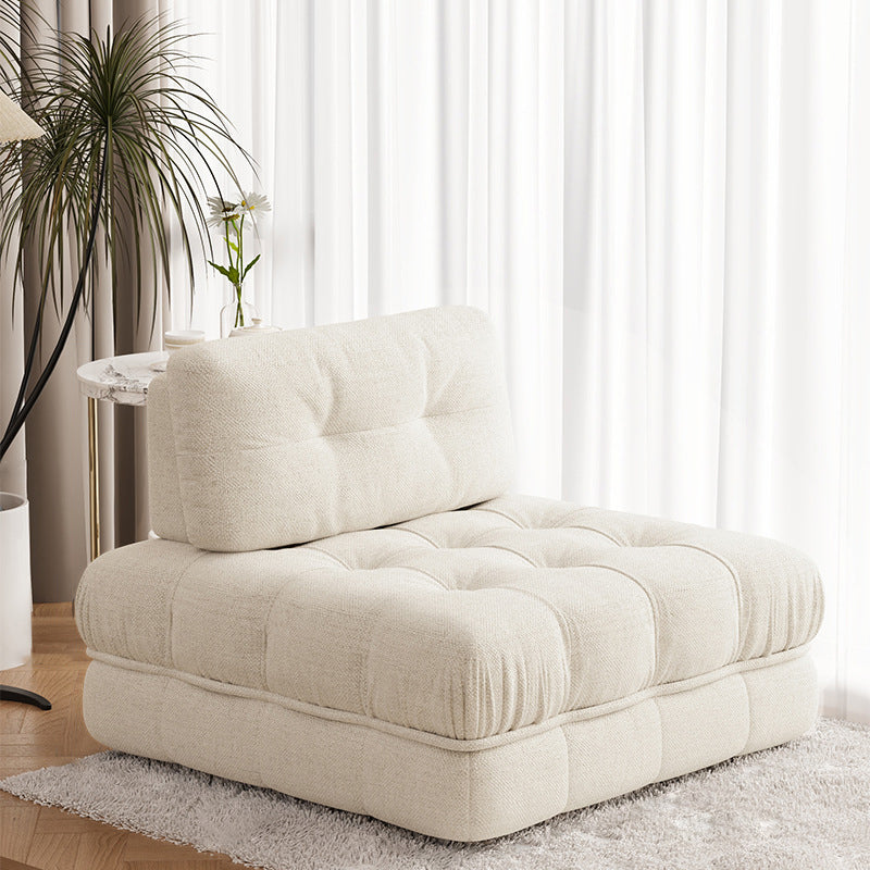 Modern Minimalist Square Rectangular Solid Wood Pebble Velvet Fine Linen Suede Velvet Oil Wax Leather Removable Sofa Backrest Footrest For Living Room