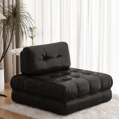 Modern Minimalist Square Rectangular Solid Wood Pebble Velvet Fine Linen Suede Velvet Oil Wax Leather Removable Sofa Backrest Footrest For Living Room