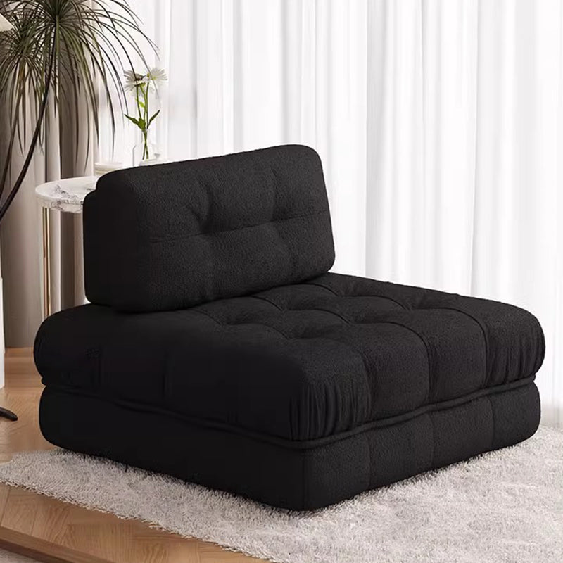 Modern Minimalist Square Rectangular Solid Wood Pebble Velvet Fine Linen Suede Velvet Oil Wax Leather Removable Sofa Backrest Footrest For Living Room