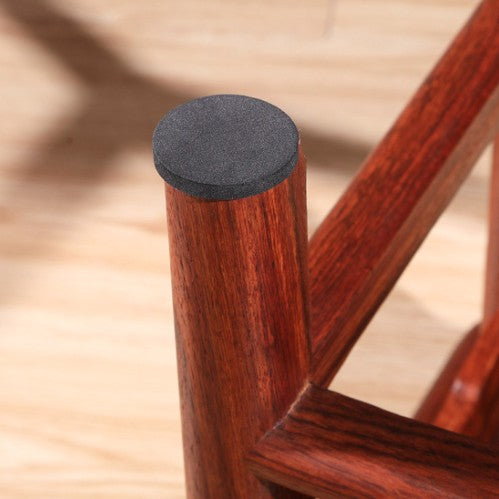 Traditional Chinese Square Rosewood Low Stool For Living Room