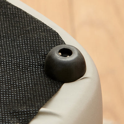 Modern Minimalist Square Solid Wood Plywood Technical Fabric Portable Stackable Low Stool For Living Room