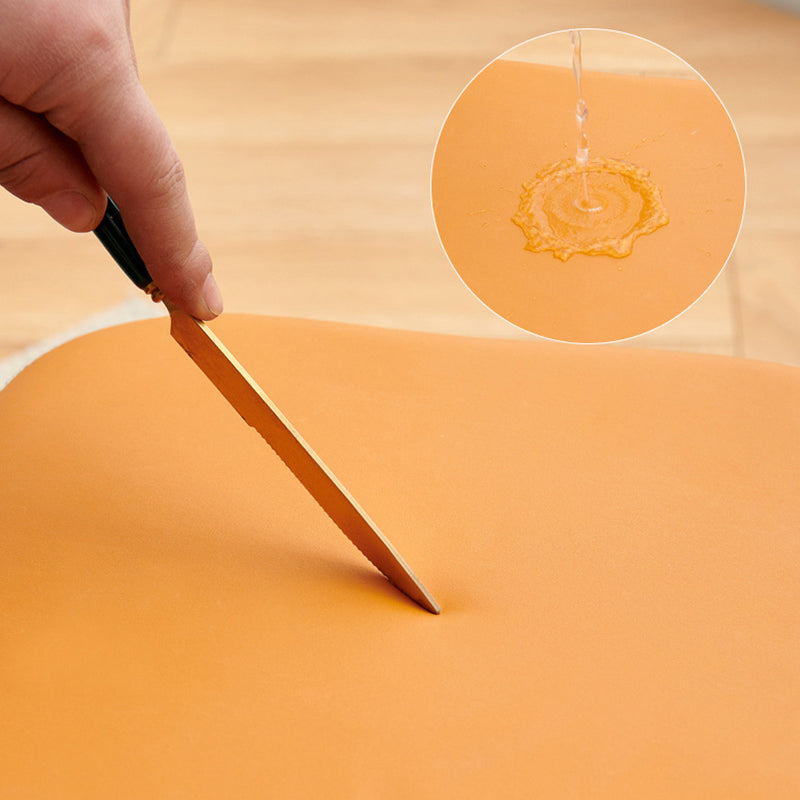 Modern Minimalist Square Solid Wood Plywood Technical Fabric Portable Stackable Low Stool For Living Room