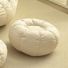 Moderner minimalistischer runder Ellipse Schneeflocke Samt feine Baumwollsamt EPS Lazy Sofa Rückenlehne Fußstütze für Wohnzimmer 