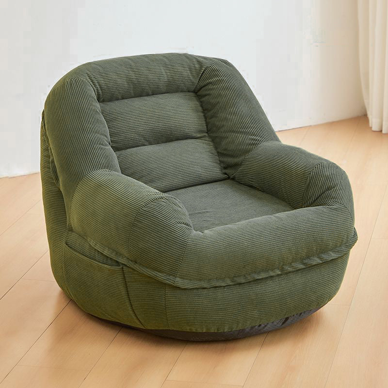 Modern Minimalist Square Rectangular Corduroy EPS Lazy Sofa Backrest Armrest For Living Room