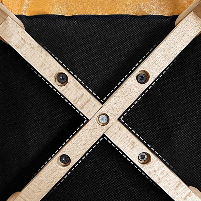 Moderno Minimalista Cuadrado Rectangular Algodón-lino Terciopelo Hierro Taburete Tocador Giratorio 360° Respaldo Apoyabrazos Para Dormitorio 