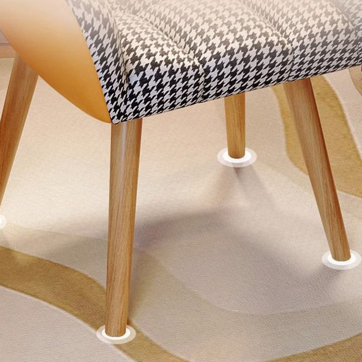 Moderno Minimalista Cuadrado Rectangular Algodón-lino Terciopelo Hierro Taburete Tocador Giratorio 360° Respaldo Apoyabrazos Para Dormitorio 