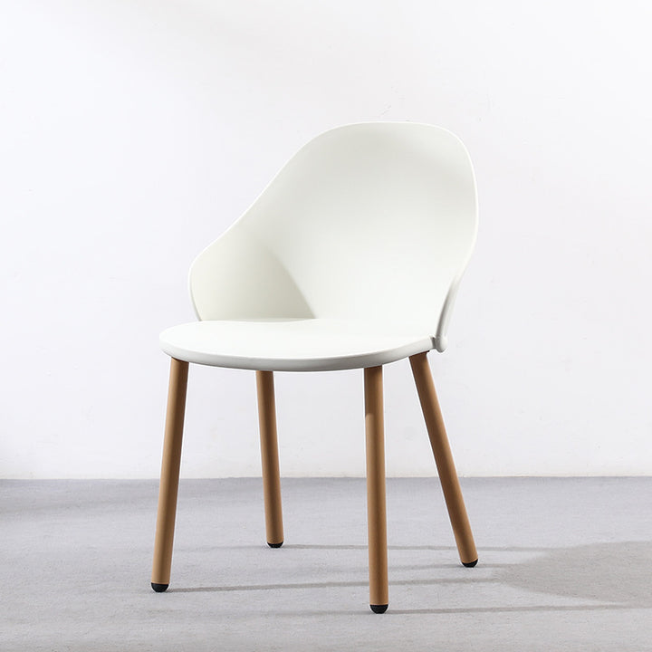 Moderner minimalistischer quadratischer PP-Eisen-Esszimmerstuhl mit Rückenlehne und Armlehne für Esszimmer &amp; Küche 
