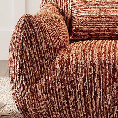 Contemporary Nordic Square Rectangular Chenille Solid Wood 360°Swivel Accent Chair Backrest Armrest For Living Room