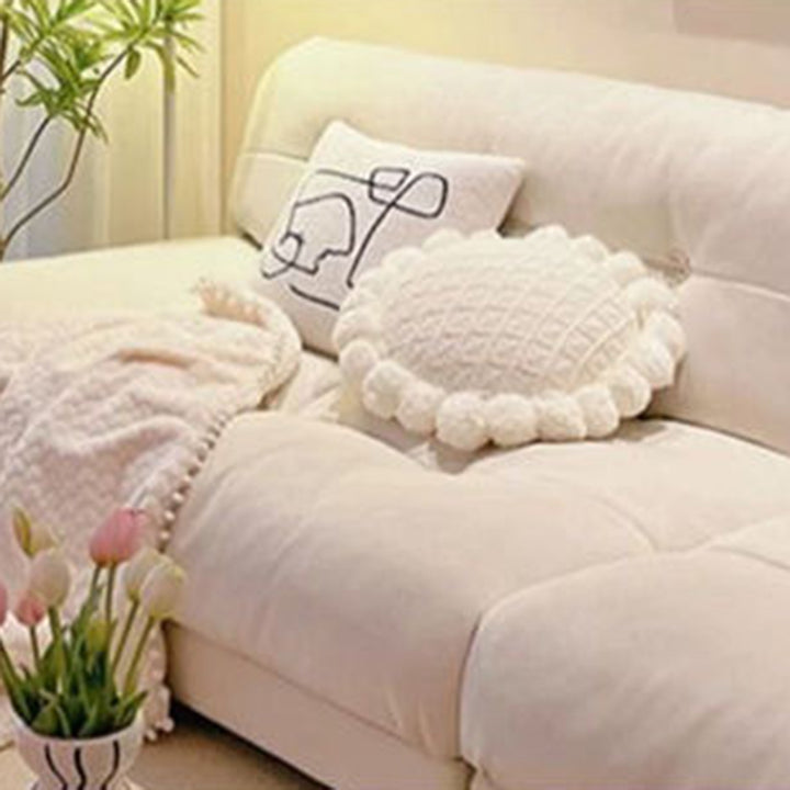 Minimalista moderno rectangular de pana MDF sofá respaldo sin brazos para sala de estar 