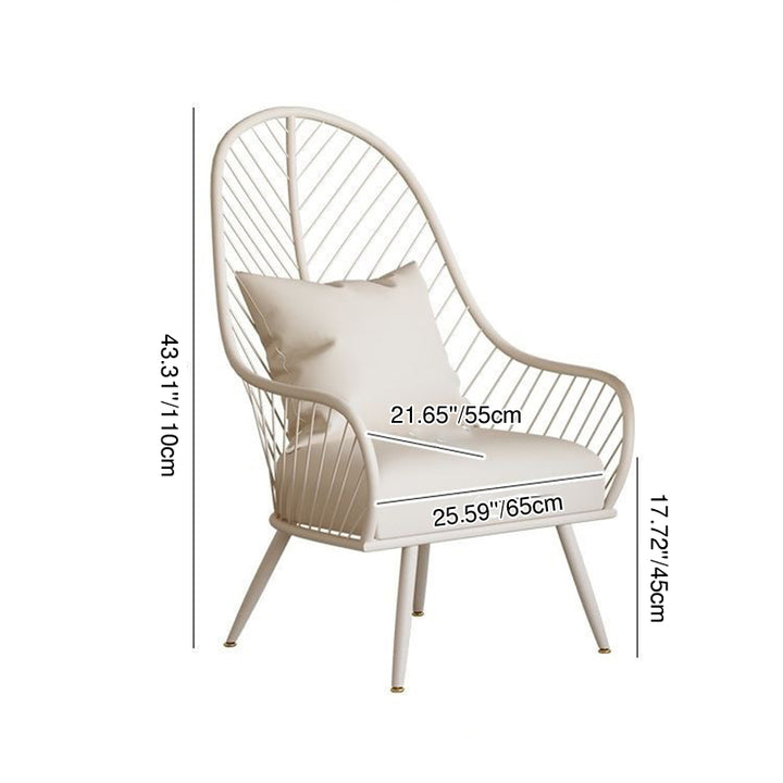 Chaise d’appoint contemporaine nordique carrée rectangulaire en tissu technique, acier au carbone, avec dossier et accoudoirs amovibles pour salon 