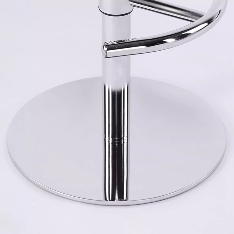 Moderner minimalistischer quadratischer rechteckiger PP Edelstahl drehbarer höhenverstellbarer Barhocker Rückenlehne armlos für Esszimmer &amp; Küche 