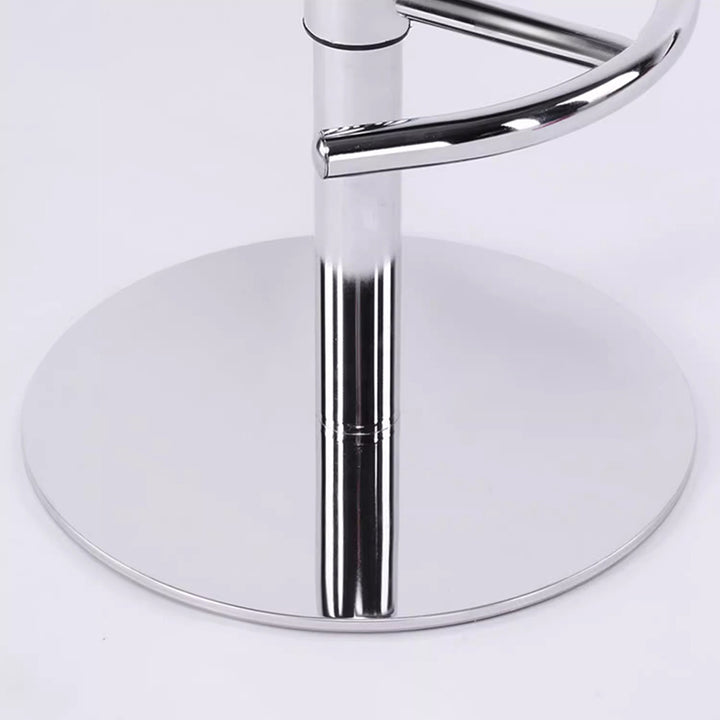 Moderner minimalistischer quadratischer rechteckiger PP Edelstahl drehbarer höhenverstellbarer Barhocker Rückenlehne armlos für Esszimmer &amp; Küche 