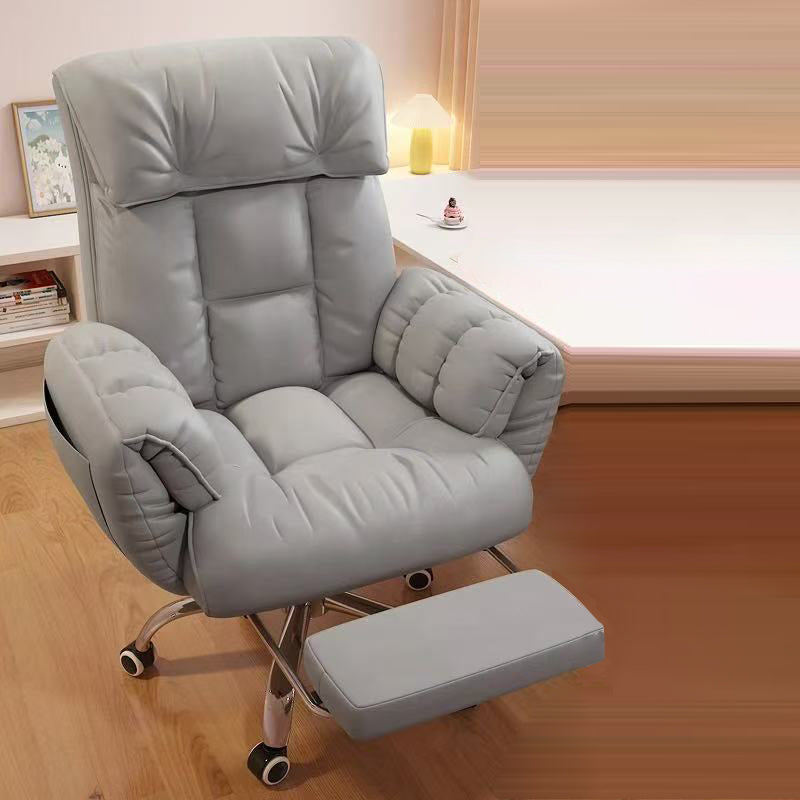 Moderner minimalistischer quadratischer rechteckiger Schreibtischstuhl aus synthetischem Stoff, Sperrholz und Stahl, höhenverstellbar, drehbar, mit Rückenlehne und Armlehnen für Zuhause und Büro 