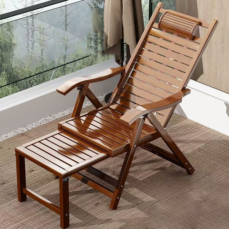 Repose-bras et dossier pliables en bambou et bois rectangulaires traditionnels chinois pour salon 