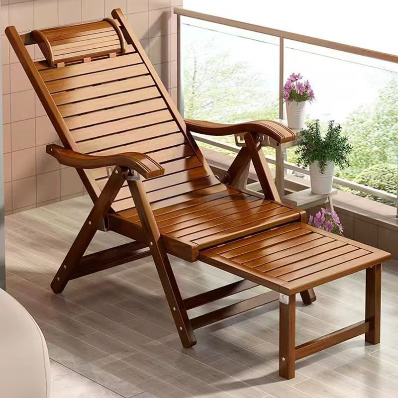 Repose-bras et dossier pliables en bambou et bois rectangulaires traditionnels chinois pour salon 