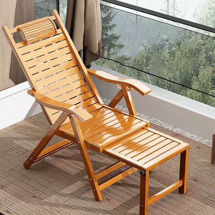 Repose-bras et dossier pliables en bambou et bois rectangulaires traditionnels chinois pour salon 