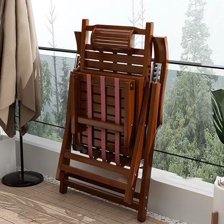 Repose-bras et dossier pliables en bambou et bois rectangulaires traditionnels chinois pour salon 