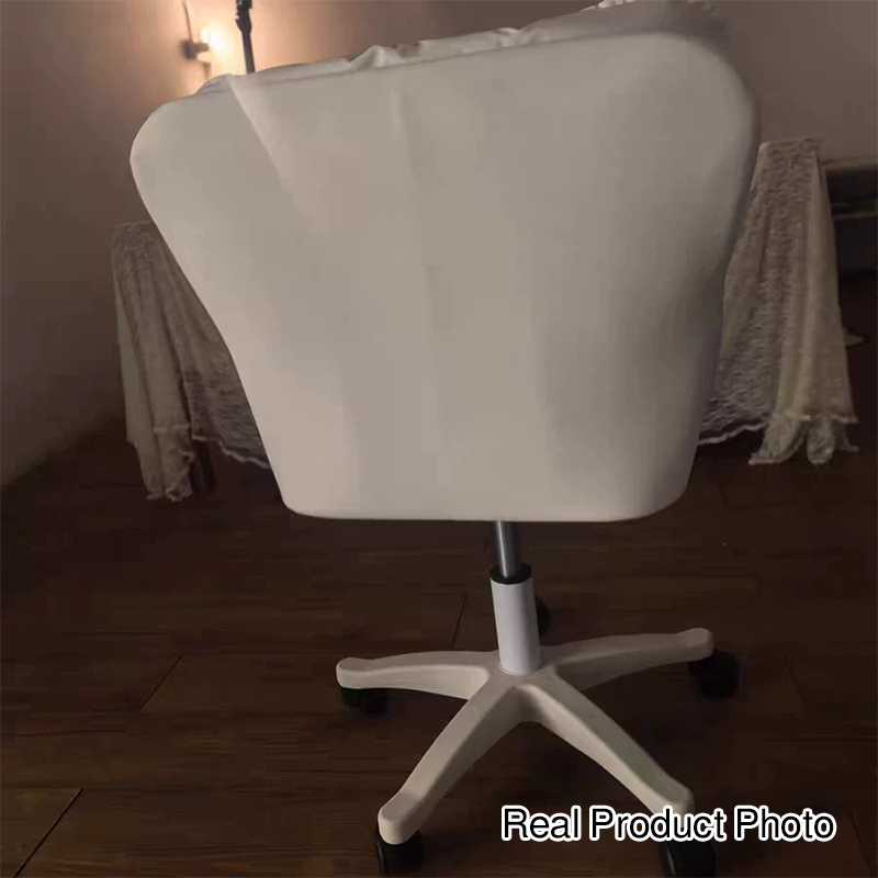 Modern Simplicity Faux Leather Velvet Cotton Sponge Iron Nylon Square Desk Chair Backrest Armrest Swivel For Home Office