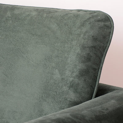 Chaise d'appoint contemporaine scandinave carrée en velours en forme de M avec dossier en bois et accoudoir pour salon 