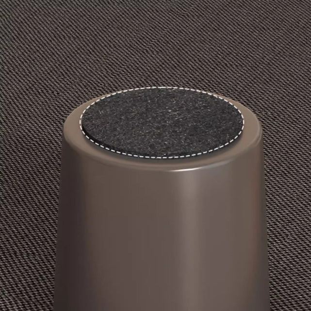Taburete de pie rectangular de cuero PU de simplicidad moderna con madera y esponja, 1 almacenamiento apilable sin respaldo para entrada 