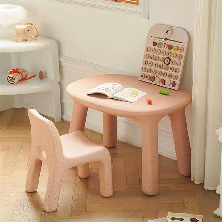 Chaise basse sans accoudoirs pour enfants scandinave contemporaine avec dossier carré ciel étoilé pour étude 