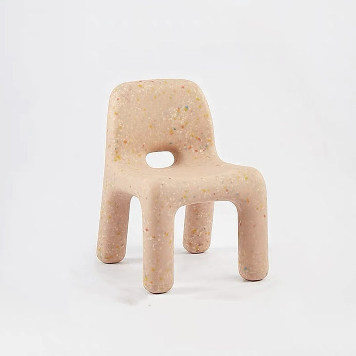 Chaise basse sans accoudoirs pour enfants scandinave contemporaine avec dossier carré ciel étoilé pour étude 