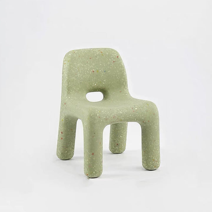 Chaise basse sans accoudoirs pour enfants scandinave contemporaine avec dossier carré ciel étoilé pour étude 