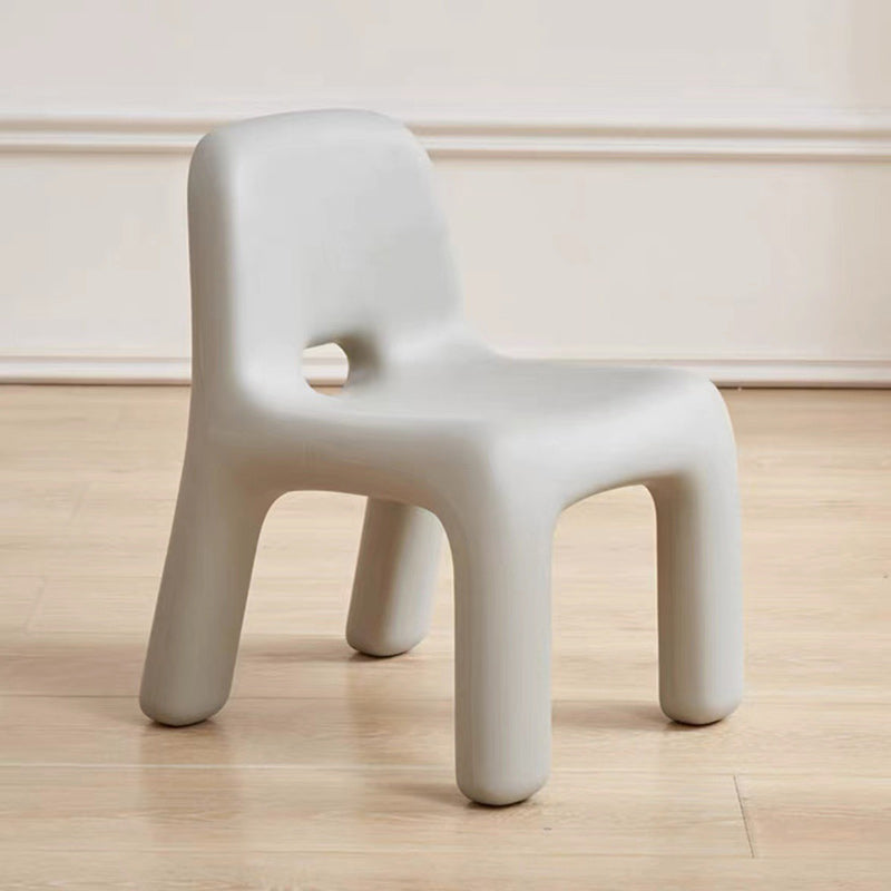 Chaise basse sans accoudoirs pour enfants scandinave contemporaine avec dossier carré ciel étoilé pour étude 