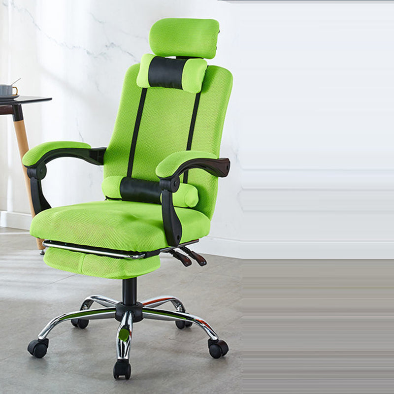 Moderner Einfachheit Mesh Stahl Schwamm Quadrat Schreibtischstuhl Armlehne Fußstütze Verstellbar Für Home Office 