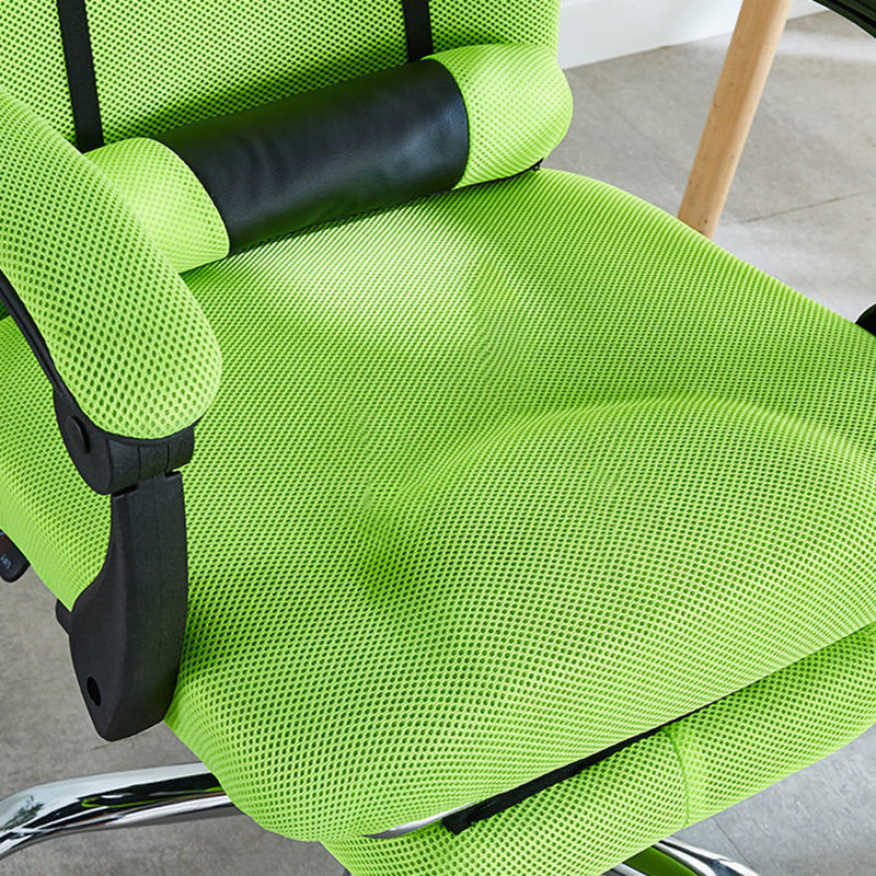 Moderner Einfachheit Mesh Stahl Schwamm Quadrat Schreibtischstuhl Armlehne Fußstütze Verstellbar Für Home Office 