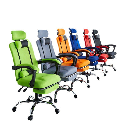 Moderner Einfachheit Mesh Stahl Schwamm Quadrat Schreibtischstuhl Armlehne Fußstütze Verstellbar Für Home Office 