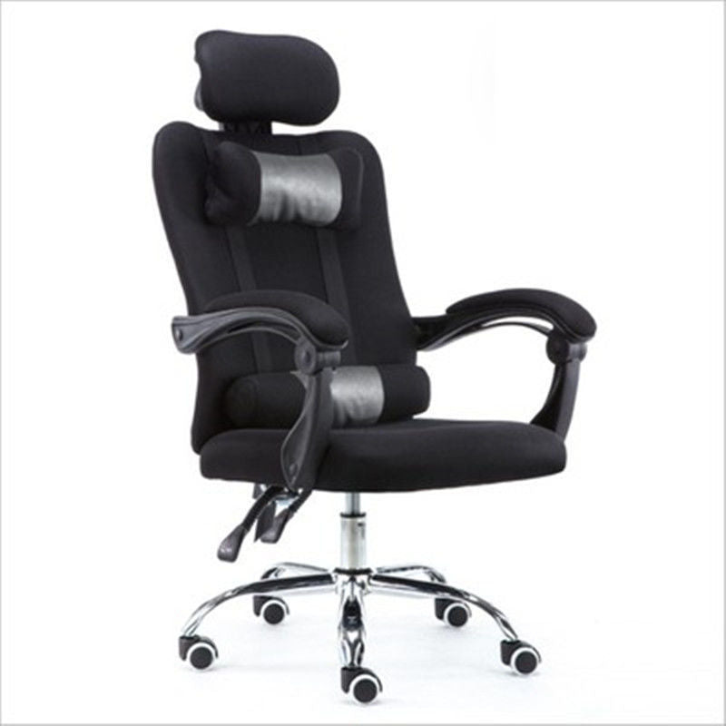 Moderner Einfachheit Mesh Stahl Schwamm Quadrat Schreibtischstuhl Armlehne Fußstütze Verstellbar Für Home Office 