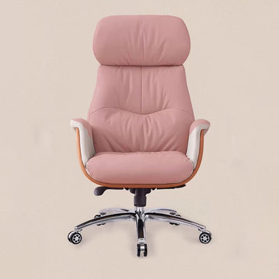 Moderne Einfachheit Mikrofaser Leder Rindsleder Baumwolle Stahl Rechteckiger Hebbarer Schreibtischstuhl Rückenlehne Armlehne Für Home Office 