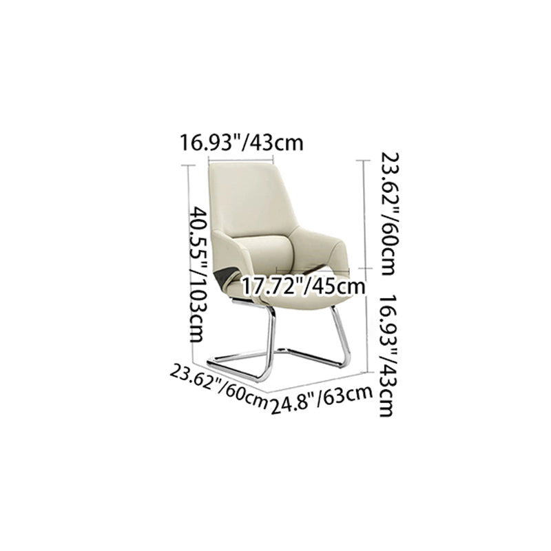 Moderne Einfachheit Silikon Leder Aluminiumlegierung Schwamm Rechteckiger Schreibtischstuhl Armlehne Kopfstütze Liegefunktion für Home Office 