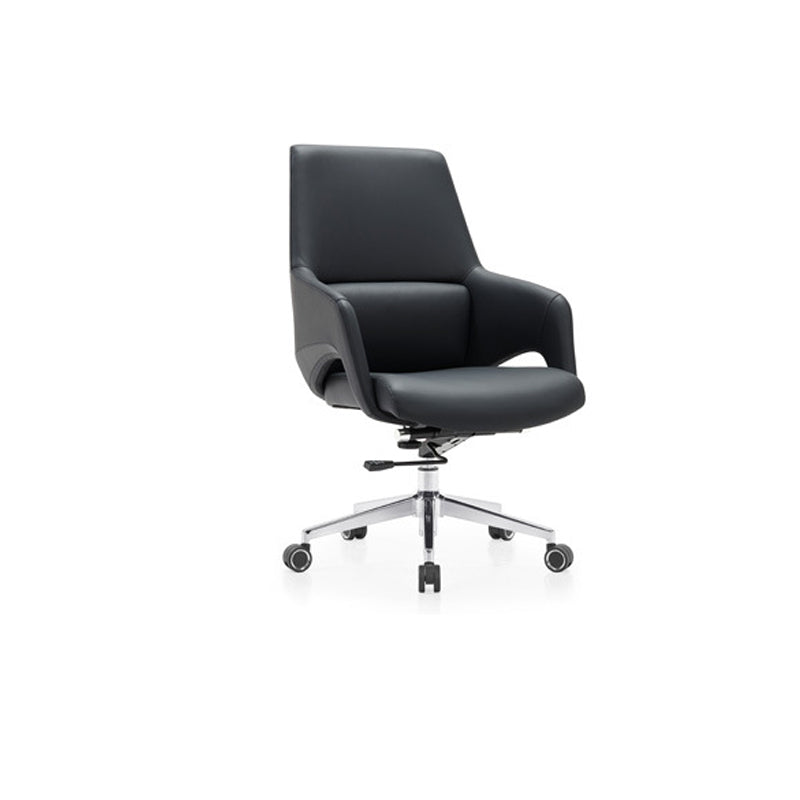 Moderne Einfachheit Silikon Leder Aluminiumlegierung Schwamm Rechteckiger Schreibtischstuhl Armlehne Kopfstütze Liegefunktion für Home Office 