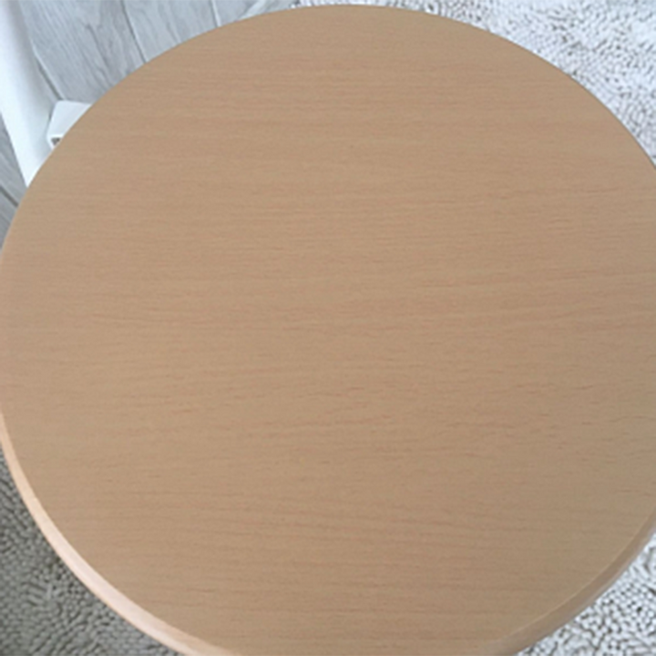 Moderno Minimalista Redondo Acero al Carbono MDF Cuero Sintético Esponja Taburete de Bar Plegable Respaldo Reposapiés Para Cocina 
