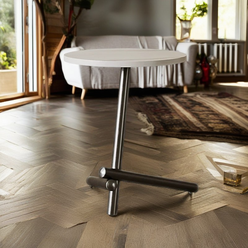 Conjunto de Silla y Mesa Cuadrada con Estampado de Cara de Jungla en Tela Tradicional Francesa con Madera y Esponja para Sala de Estar 