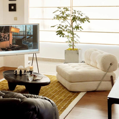Modern Simplicity Velvet Leather Stainless Steel Sponge Square Tofu Foldable Lazy Sofa Backrest For Bedroom