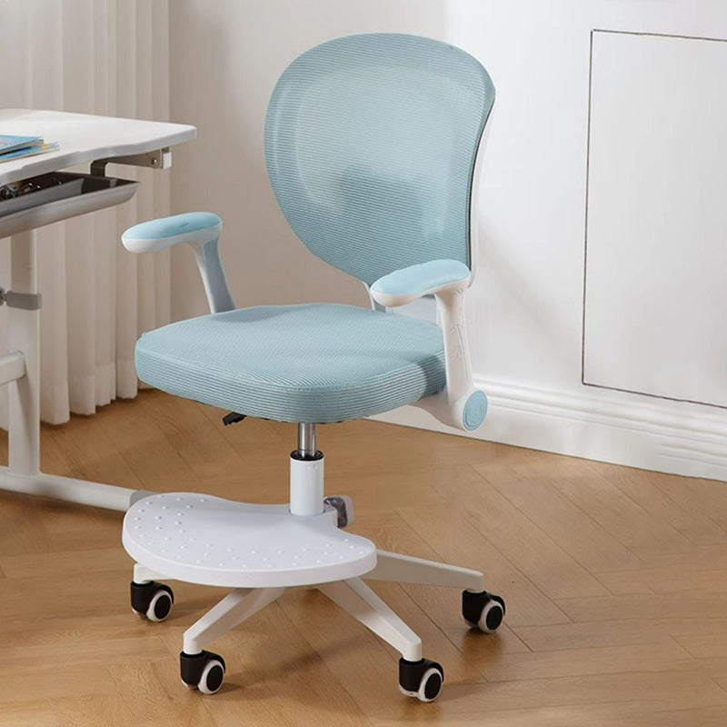Contemporary Creative Kids Panda Square Mesh PP Nylon Hardware Latex Liftable Swivel Desk Chair Backrest Armrest Footrest For Study