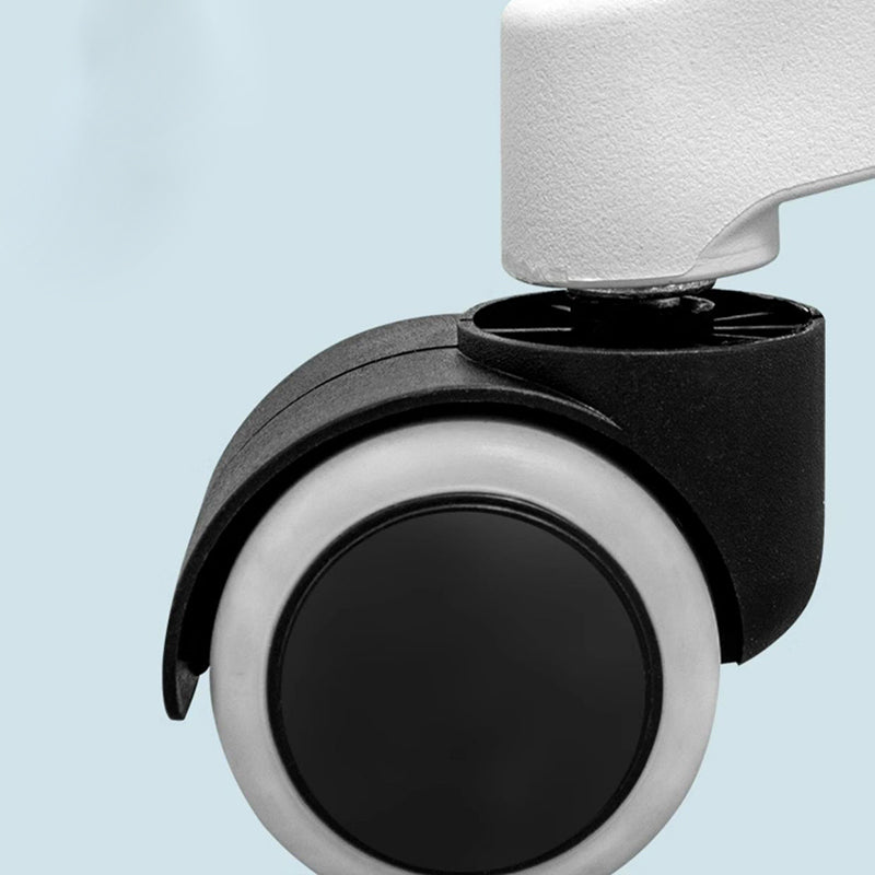 Zeitgenössischer kreativer Kinder Panda Square Mesh PP Nylon Hardware Latex Hebbarer Drehstuhl mit Rückenlehne, Armlehne und Fußstütze für das Studium 