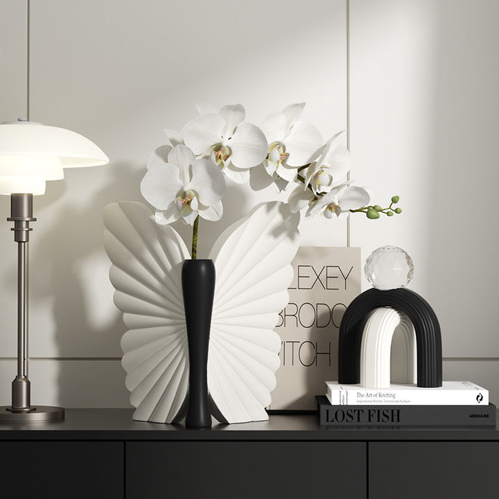 Moderne Art-Déco-Tischdekoration aus Harz in Schmetterlingsform für Wohnzimmer &amp; Schlafzimmer 