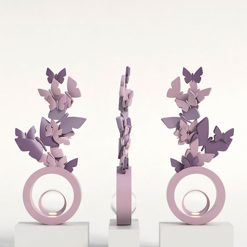 Modern Art Deco Resin Butterfly-shaped Table Decor For Living Room &amp; Entryway