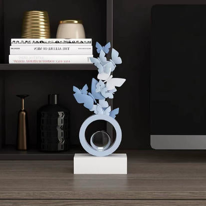 Modern Art Deco Resin Butterfly-shaped Table Decor For Living Room &amp; Entryway