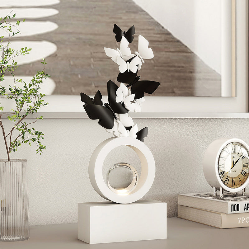 Modern Art Deco Resin Butterfly-shaped Table Decor For Living Room &amp; Entryway