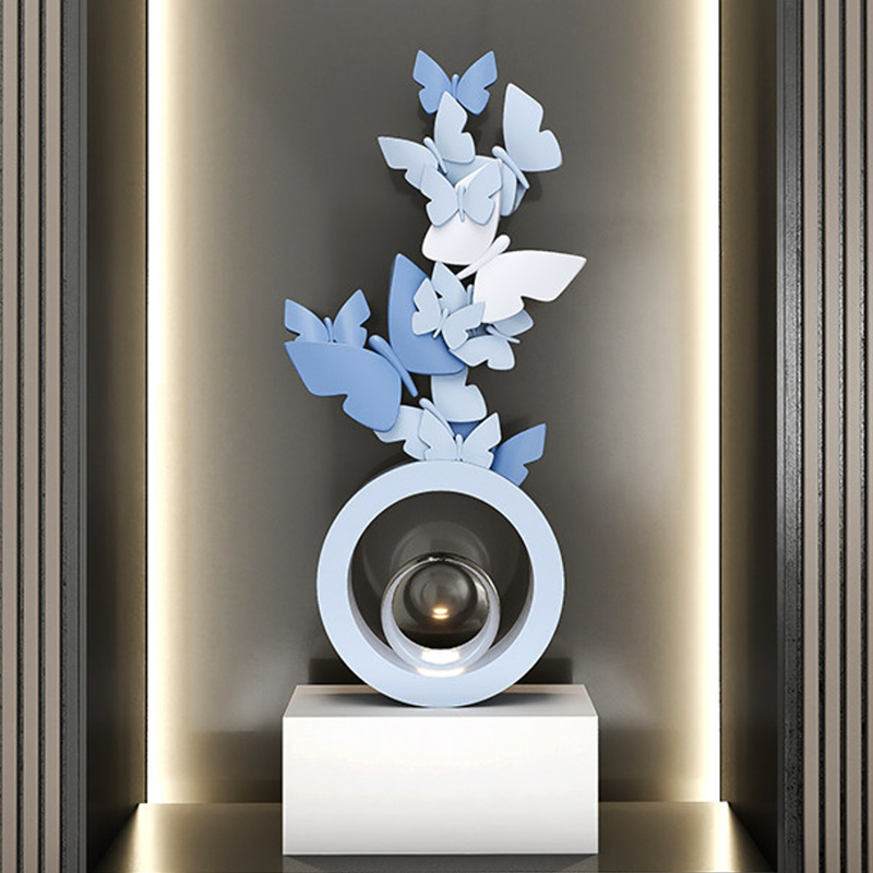 Modern Art Deco Resin Butterfly-shaped Table Decor For Living Room &amp; Entryway