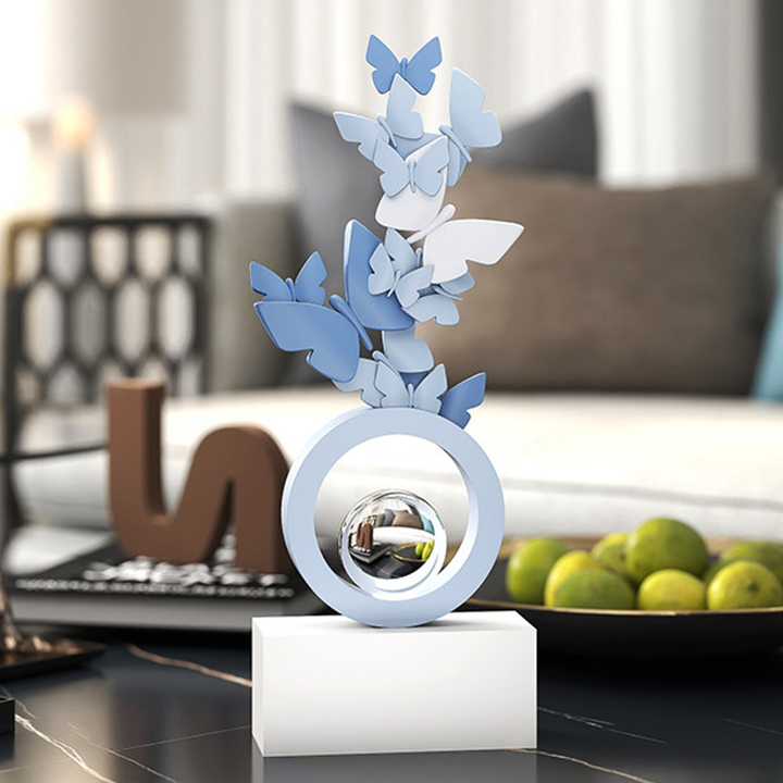 Modern Art Deco Resin Butterfly-shaped Table Decor For Living Room &amp; Entryway
