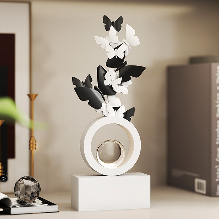 Modern Art Deco Resin Butterfly-shaped Table Decor For Living Room &amp; Entryway