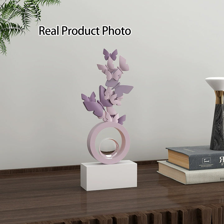 Modern Art Deco Resin Butterfly-shaped Table Decor For Living Room &amp; Entryway